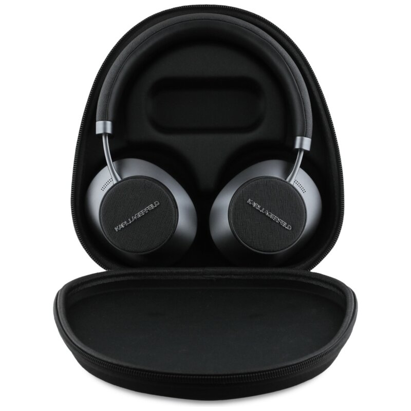 Casti Bluetooth wireless over-ear Karl Lagerfeld KLBHP73PSACKMK
