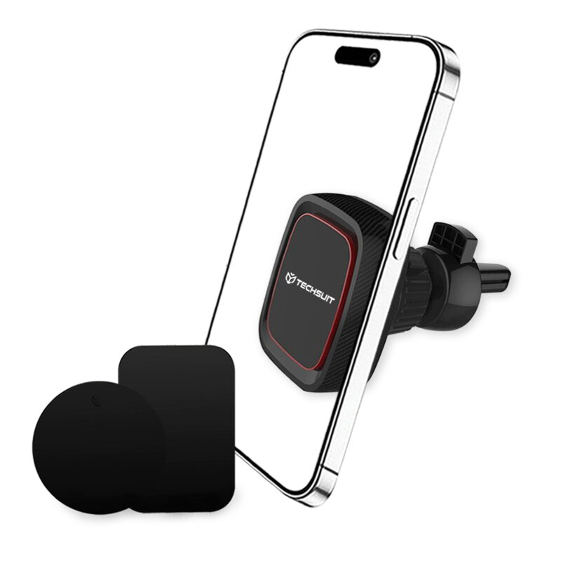 Suport magnetic telefon pentru grila ventilatie Techsuit MagGrip S5