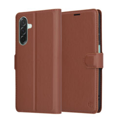 Husa Samsung Galaxy A26 5G Techsuit Leather Folio, maro