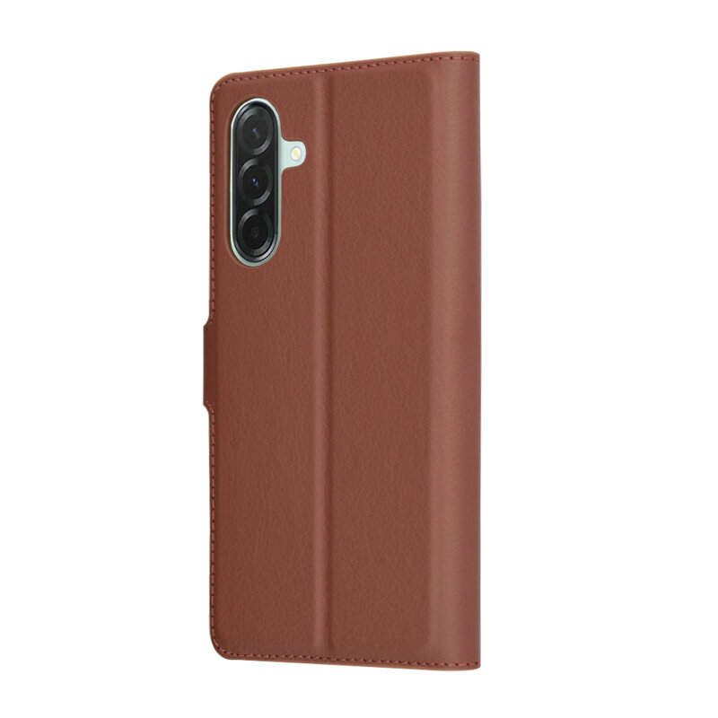 Husa Samsung Galaxy A26 5G Techsuit Leather Folio, maro