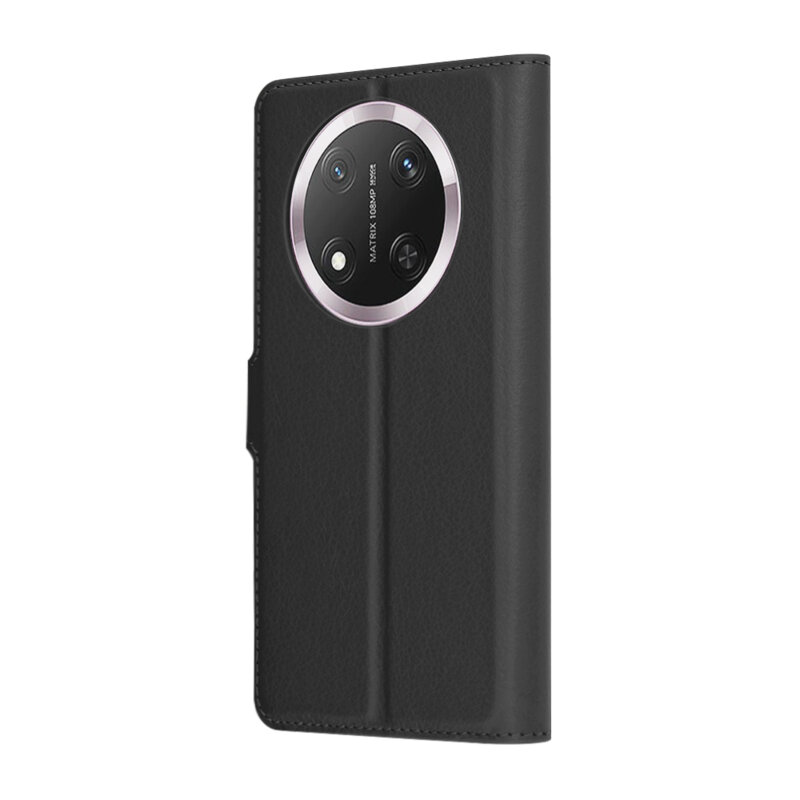 Husa Honor Magic7 Lite Techsuit Leather Folio, negru