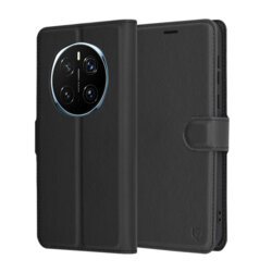 Husa Honor Magic7 Pro Techsuit Leather Folio, negru