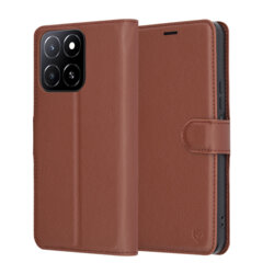 Husa Honor X5b Techsuit Leather Folio, maro