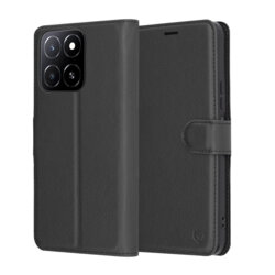 Husa Honor X5b Techsuit Leather Folio, negru