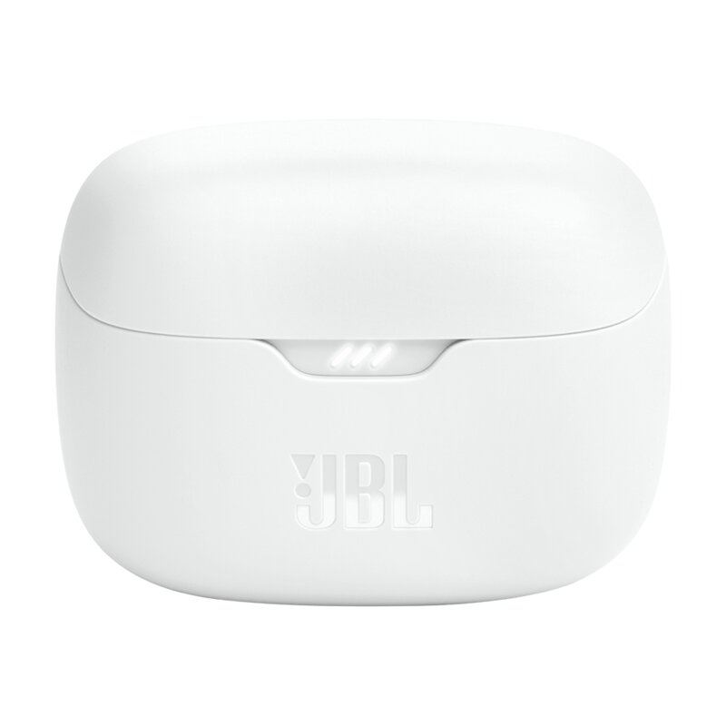 Casti originale Bluetooth cu microfon TWS JBL Tune Buds, alb