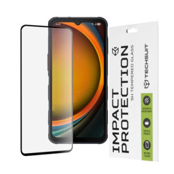 Folie sticla Samsung Galaxy Xcover7 Pro Techsuit 111D Full Glue Full Cover, negru