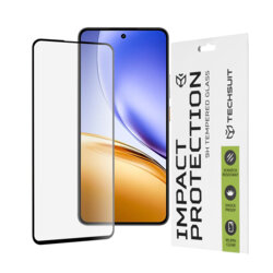 Folie sticla Realme 14 Techsuit 111D Full Glue Full Cover, negru