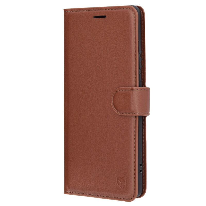 Husa Motorola Edge 60 Fusion Techsuit Leather Folio, maro