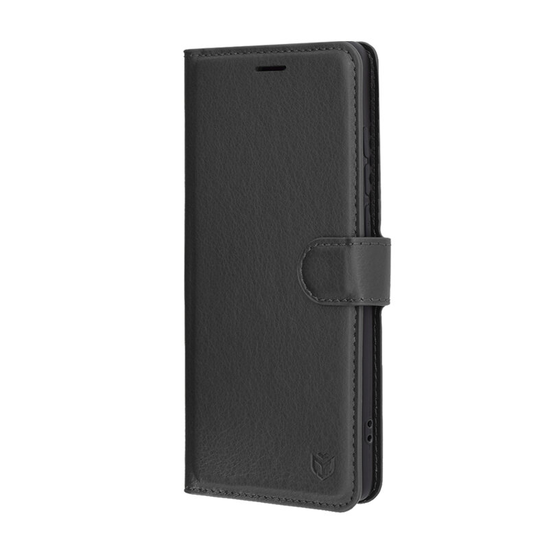 Husa Motorola Edge 60 Fusion Techsuit Leather Folio, negru