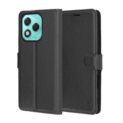 Husa Honor 400 Lite Techsuit Leather Folio, negru