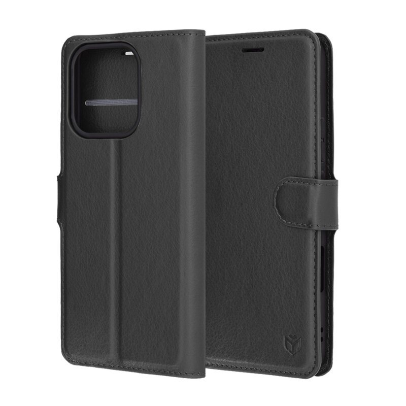 Husa Honor 400 Lite Techsuit Leather Folio, negru