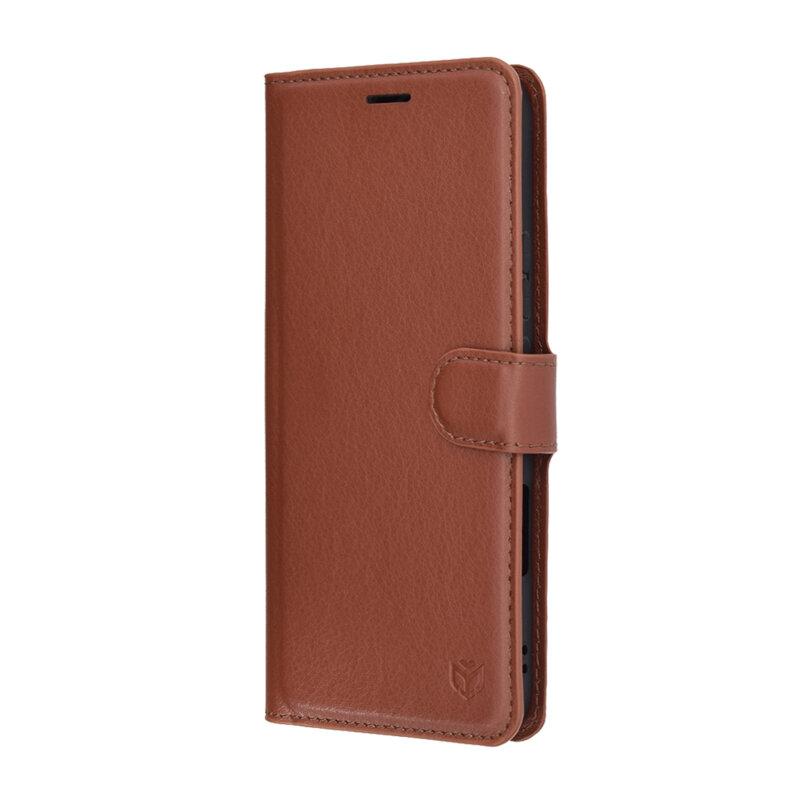 Husa Honor 400 Lite Techsuit Leather Folio, maro
