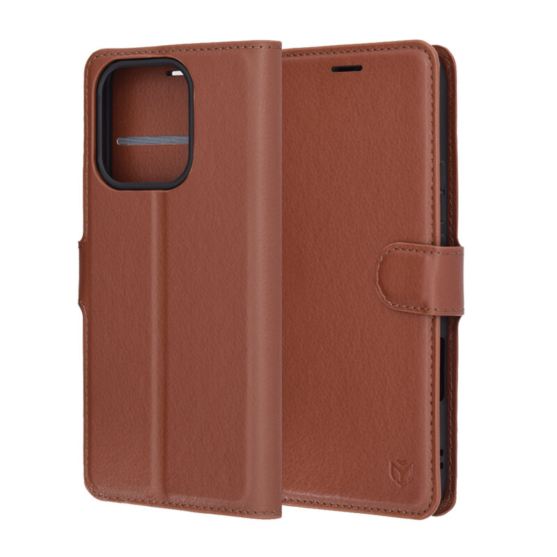 Husa Honor 400 Lite Techsuit Leather Folio, maro