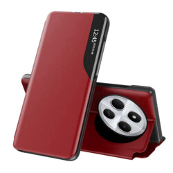 Husa Xiaomi Redmi 14C Eco Leather View flip tip carte, rosu