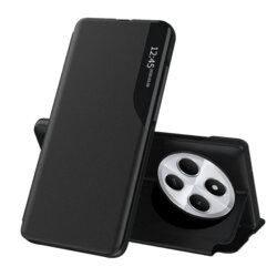 Husa Xiaomi Redmi 14C Eco Leather View flip tip carte, negru