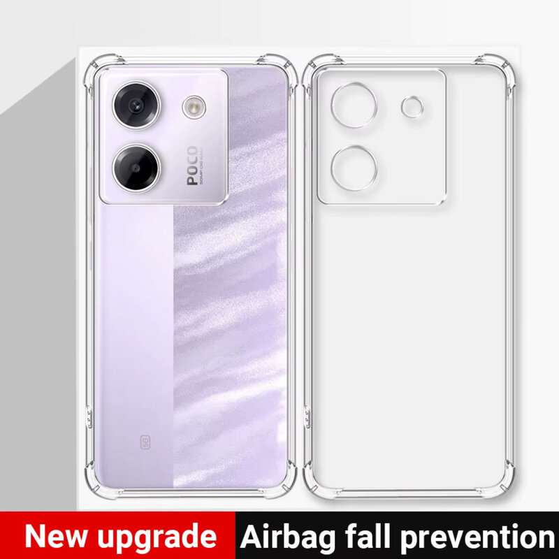 Husa Xiaomi Poco M7 Pro 5G Techsuit Shockproof Clear Silicone, transparenta