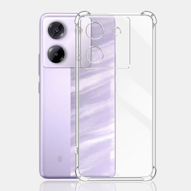 Husa Xiaomi Poco M7 Pro 5G Techsuit Shockproof Clear Silicone, transparenta