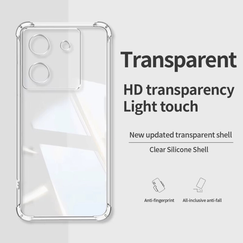 Husa Xiaomi Poco M7 Pro 5G Techsuit Shockproof Clear Silicone, transparenta