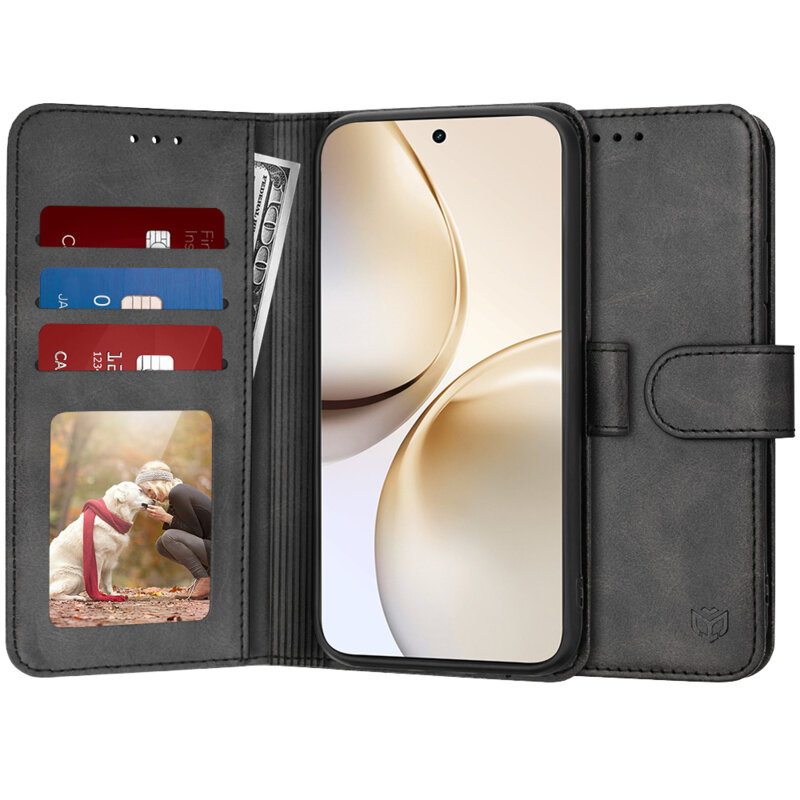 Husa 360 Realme 14 Pro+ Techsuit Diary Book, negru