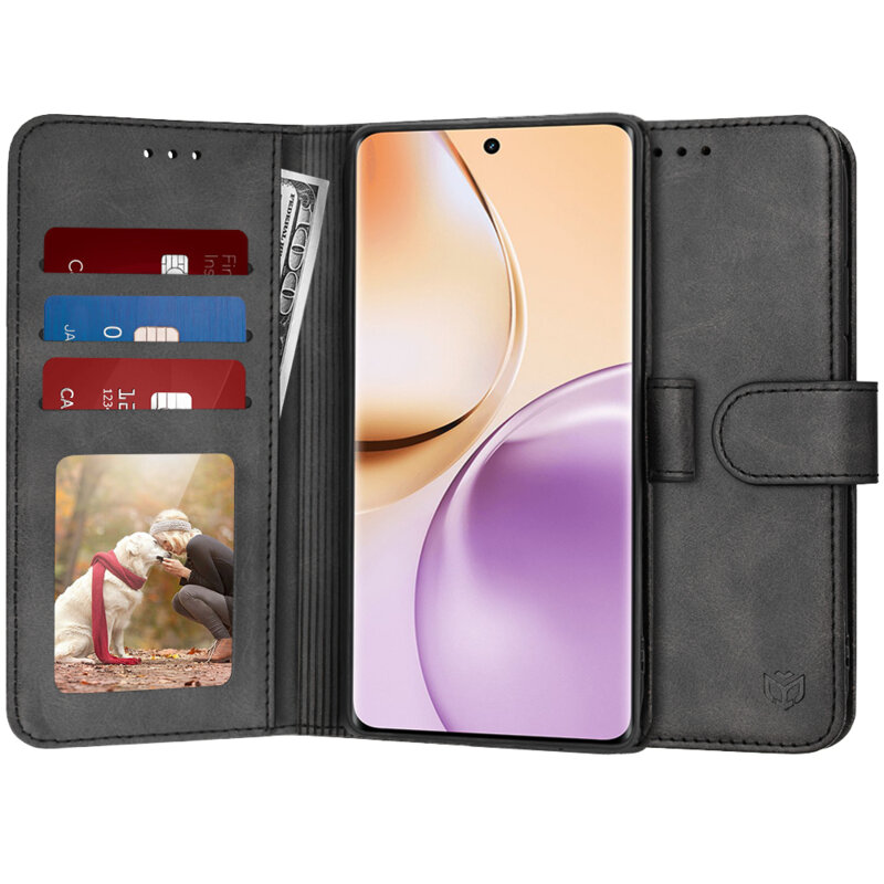 Husa 360 Realme 14 Pro Techsuit Diary Book, negru