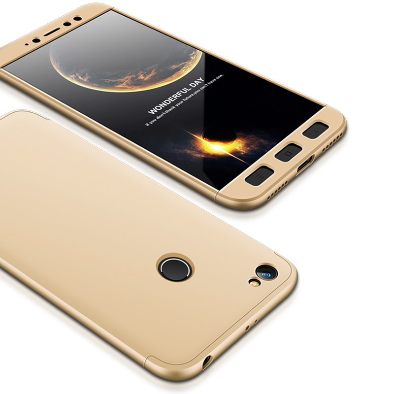 Husa Xiaomi Redmi Note 5A GKK 360 Full Cover Gold