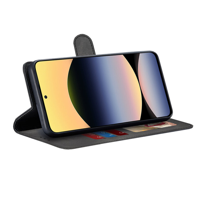 Husa 360 Xiaomi Redmi Note 14 4G (Regional) Techsuit Diary Book, negru