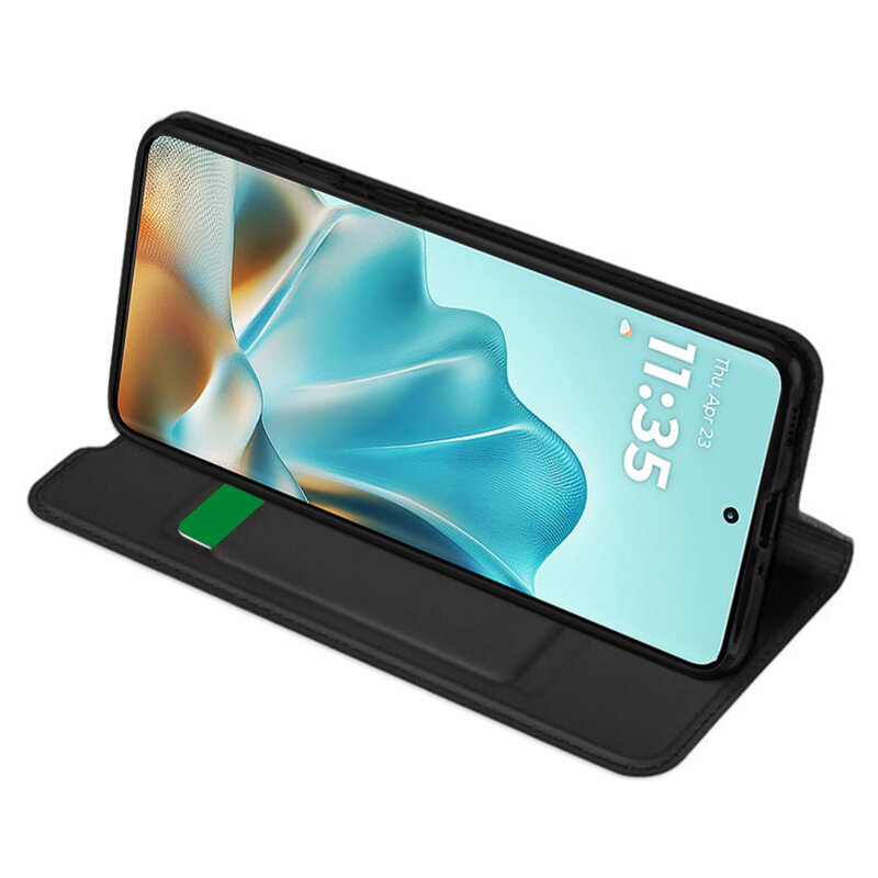 Husa Motorola Edge 60 Fusion Techsuit Magskin Book, negru