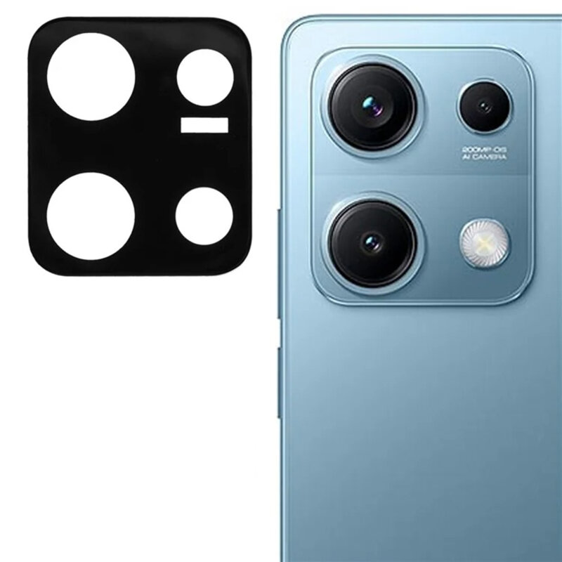 Folie camera Xiaomi Redmi Note 14S Techsuit Full Glass, negru