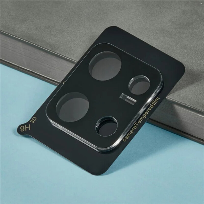 Folie camera Xiaomi Redmi Note 14S Techsuit Full Glass, negru