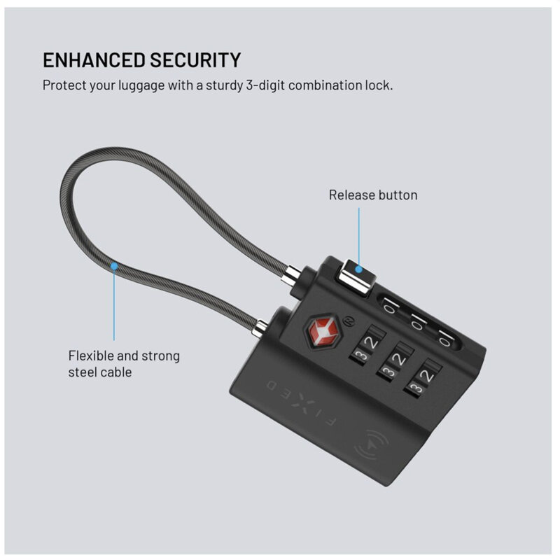 Dispozitiv anti-pierdere Fixed Tag Lock, negru, FIXTAG-LC-BK