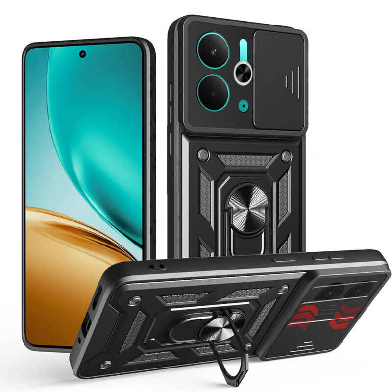 Husa Realme 14T protectie camera Techsuit CamShield Series, negru