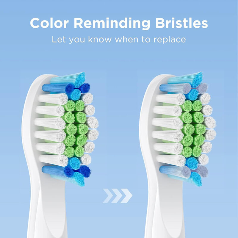 Capete interschimbabile pentru periuta Bitvae D2, alb, SDD2