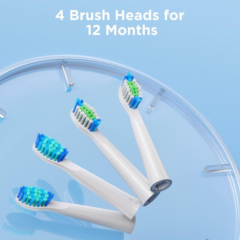 Capete interschimbabile pentru periuta Bitvae D2, alb, SDD2