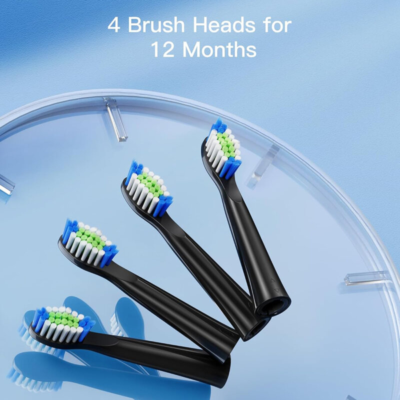 Capete interschimbabile pentru periuta Bitvae D2, negru, SDD2