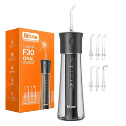 Irigator bucal cu 6 capete, 5 moduri Bitvae, negru, BVF30