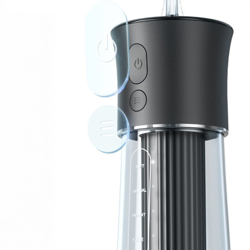 Irigator bucal cu 6 capete, 5 moduri Bitvae, negru, BVF30