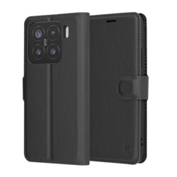 Husa Xiaomi 15 Techsuit Leather Folio, negru