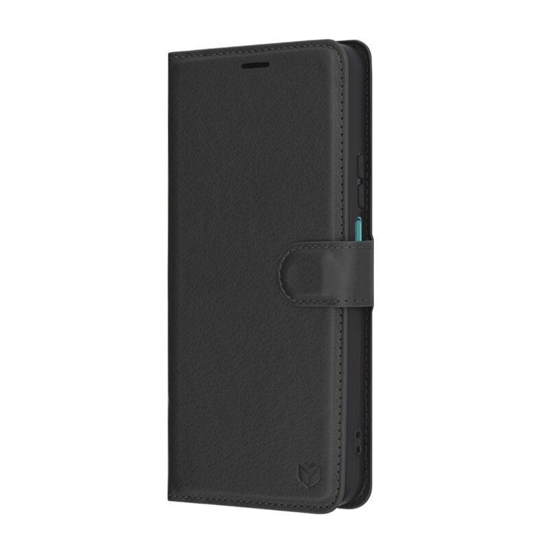 Husa Honor 200 Smart Techsuit Leather Folio, negru
