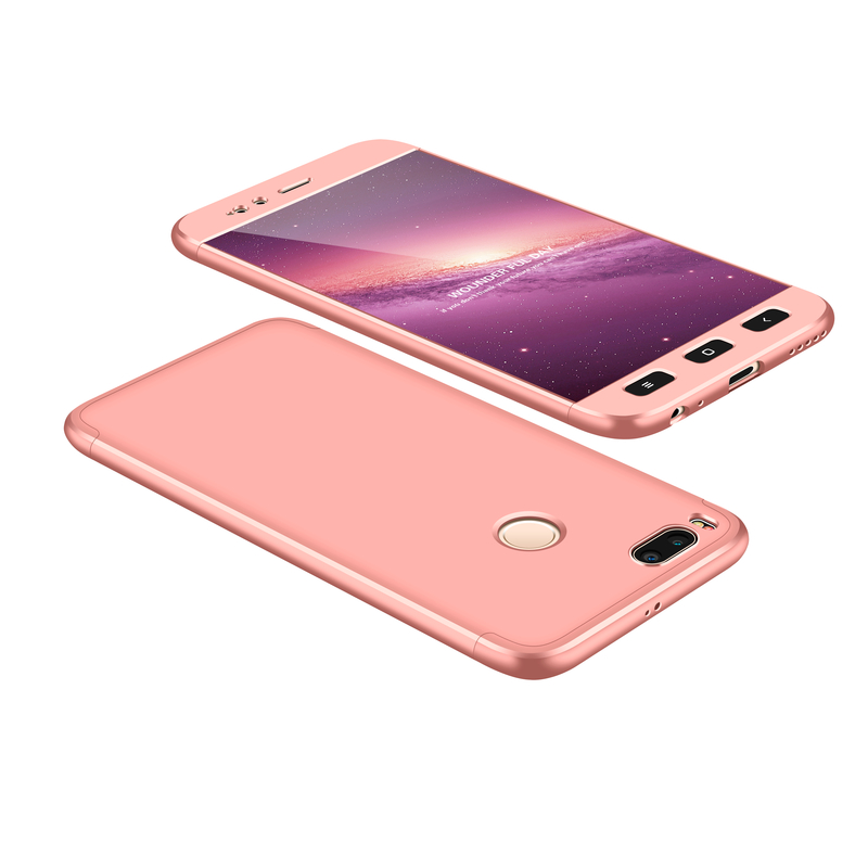 Husa Xiaomi Redmi Note 5A GKK 360 Full Cover Rose Gold