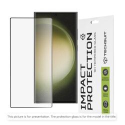 Folie sticla iPhone 17 Pro Max Techsuit 111D Full Glue Full Cover, negru