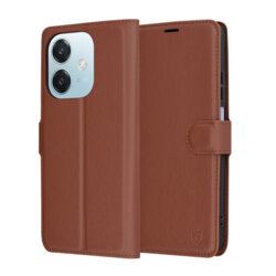 Husa Oppo A60 5G Techsuit Leather Folio, maro