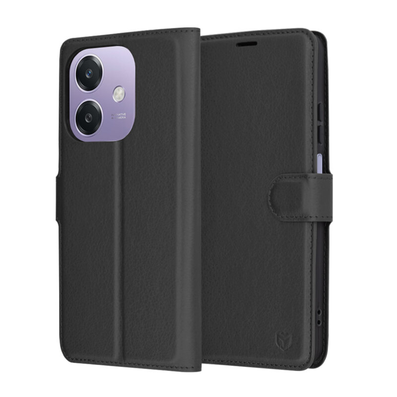 Husa Oppo A40 4G Techsuit Leather Folio, negru