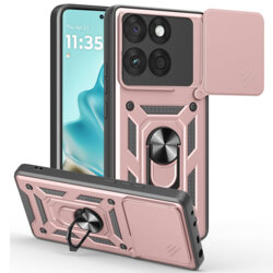 Husa Motorola Edge 60 Fusion protectie camera Techsuit CamShield Series, roz