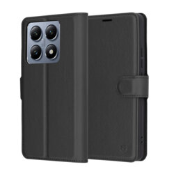 Husa Xiaomi 14T Pro Techsuit Leather Folio, negru
