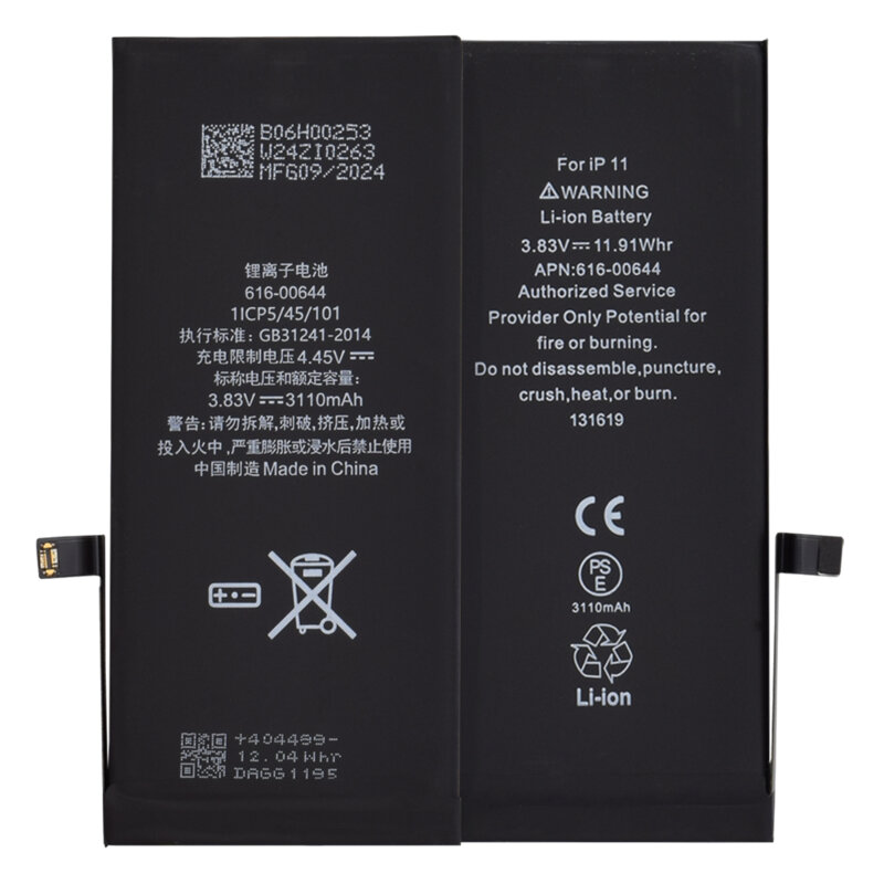 Baterie acumulator iPhone 11, 3110mAh, APN 616-00644