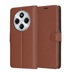 Husa Xiaomi Redmi 14C Techsuit Leather Folio, maro