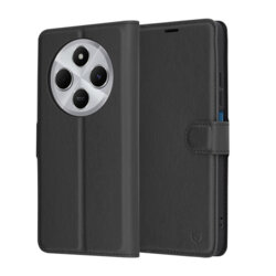 Husa Xiaomi Redmi 14C Techsuit Leather Folio, negru