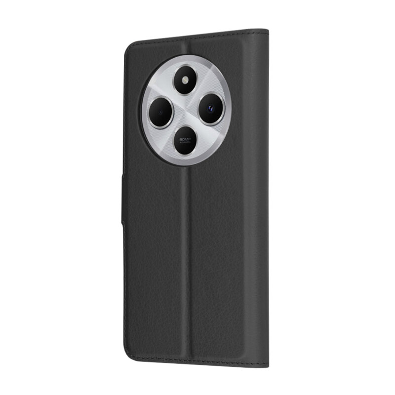 Husa Xiaomi Redmi 14C Techsuit Leather Folio, negru