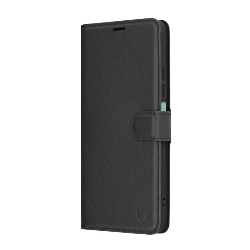 Husa Xiaomi Poco C75 Techsuit Leather Folio, negru