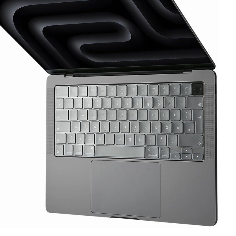 Husa tastatura MacBook Air 15 (2022-2025) Techsuit, transparent